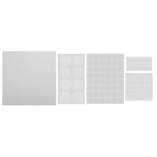 Prémium TOPEX Bútorláb filc és szivacs készlet, öntapadós, 125db-os