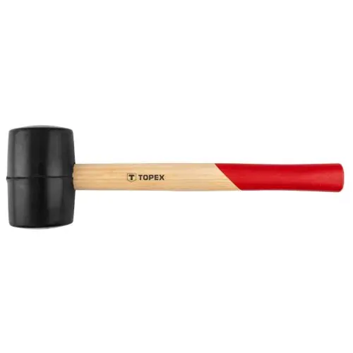 TOPEX Gumikalapács 60mm/400g, fanyelű Expressz szállítás
