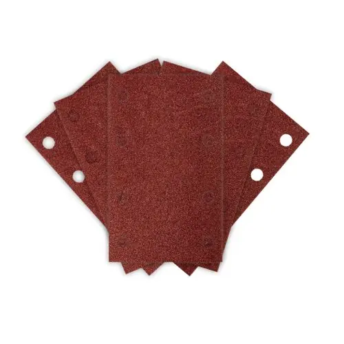 Népszerű NEO TOOLS Csiszolópapír, tépőzáras, 80x130mm, P80, 8 lyukas, 04-623-hoz, 5db