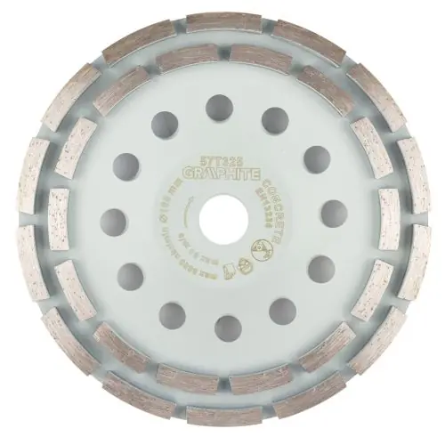 Biztonságos fizetés GRAPHITE Gyémánt csiszolókorong 180x22.2mm, szegmenses, 2 soros, száraz
