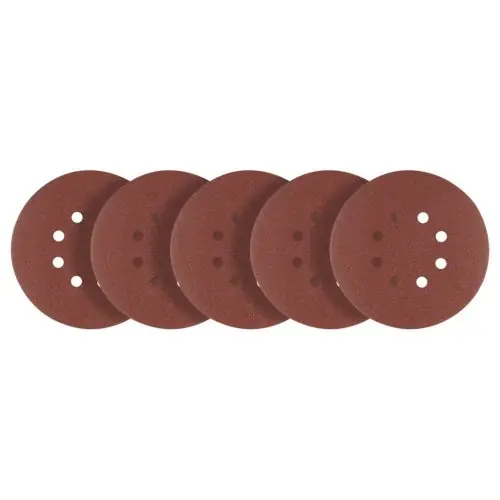 GRAPHITE Csiszolókorong tépőzáras, 150mm, P60, 8 lyukkal, 5db Korlátozott ajánlat