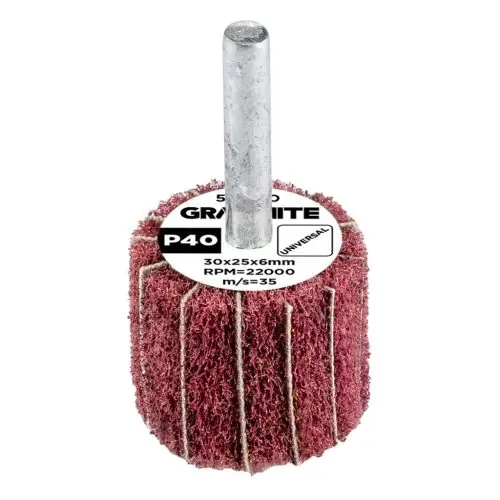 Szuper ajánlat GRAPHITE Csiszolókerék csapos, 30x25x6mm, P40