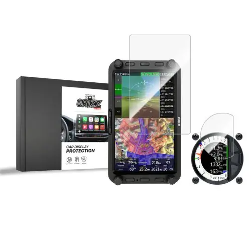 Kiárusítás EgriAuto GRIZZ 2 darabos Autó Kijelzővédő fólia Ceramic LX9050 vario V8