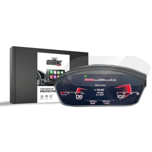 Ne maradj le EgriAuto GRIZZ 1 darabos Autó Kijelzővédő fólia Ceramic Audi A4 B9 Virtual Cockpit Plus 12,3" (2020-2024)