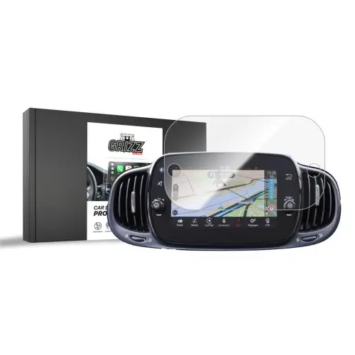 Olcsóbb EgriAuto GRIZZ 1 darabos Autó Kijelzővédő fólia Ceramic Fiat 500 7" (2020-2024)