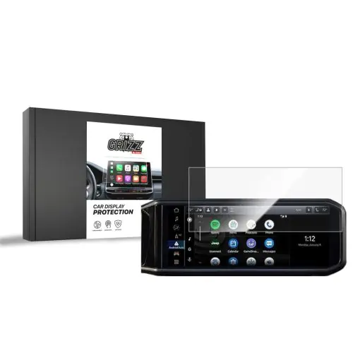 Expressz kézbesítés EgriAuto GRIZZ 1 darabos Autó Kijelzővédő fólia Ceramic Jeep Wrangler 12,3" (2024)