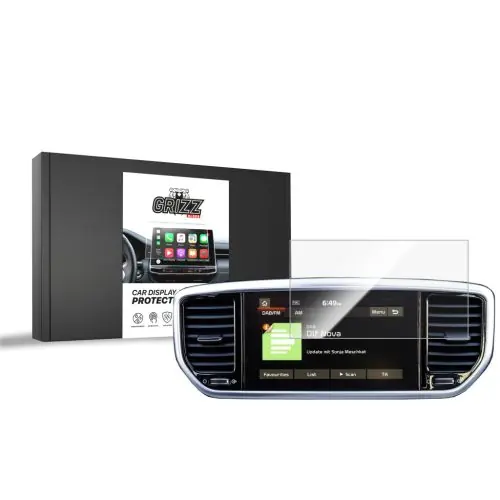 Azonnali szállítás EgriAuto GRIZZ 1 darabos Autó Kijelzővédő fólia Ceramic Kia Sportage 4 8" (2015-2021)