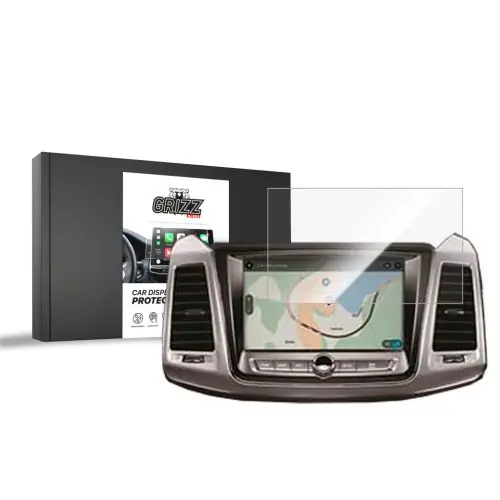 EgriAuto GRIZZ 1 darabos Autó Kijelzővédő fólia Ceramic SsangYong Musso Grand 8" (2023-2024) Gyors kiszállítás