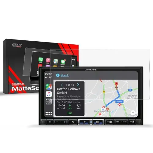 EgriAuto GRIZZ 1 darabos Autó Kijelzővédő fólia Matt Alpine iLX-705DM Ne maradj le