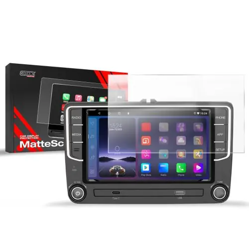 EgriAuto GRIZZ 1 darabos Autó Kijelzővédő fólia Matt Android Radio 2DIN 7" Volkswagen Skoda Seat Akciós ár