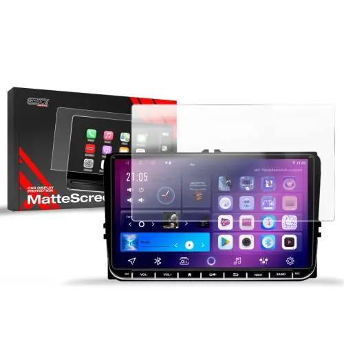 EgriAuto GRIZZ 1 darabos Autó Kijelzővédő fólia Matt Android Radio 2DIN 9" Volkswagen Skoda Seat Csak ma