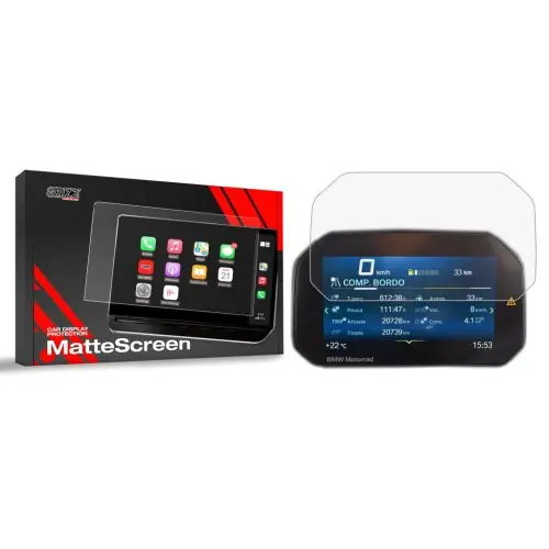 Alacsony ár EgriAuto GRIZZ 1 darabos Motor Kijelzővédő fólia Matt BMW R 1250 RS 6,5" TFT (2019-2024)