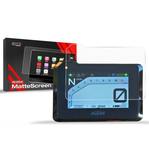 Kedvezmény EgriAuto GRIZZ 1 darabos Motor Kijelzővédő fólia Matt KTM 990 Duke 5" (2024)