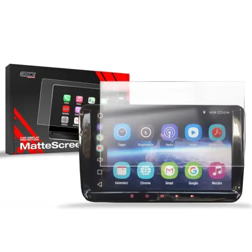 EgriAuto GRIZZ 1 darabos Autó Kijelzővédő fólia Matt Volkswagen Golf 6 GTI 9" Android Radio Akció