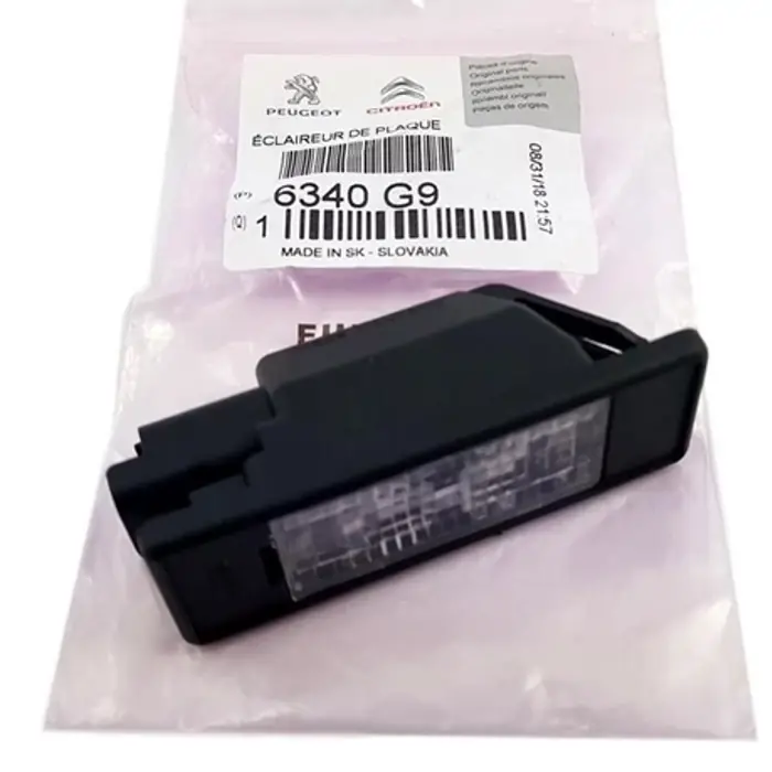 Citroen C2 gyári új rendszámtábla világítás 2003-2012-ig Szuper akció