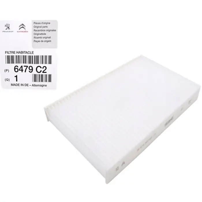 Citroen C2 1.1/1.4/1.6 gyári új pollenszűrő, utastér filter aktív szénszűrő 2003-2012-ig Expressz szállítás