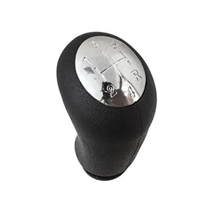 Népszerű Dacia Sandero II új utángyártott fekete váltógomb króm kupakkal 5 sebességes járművekhez 2012-től