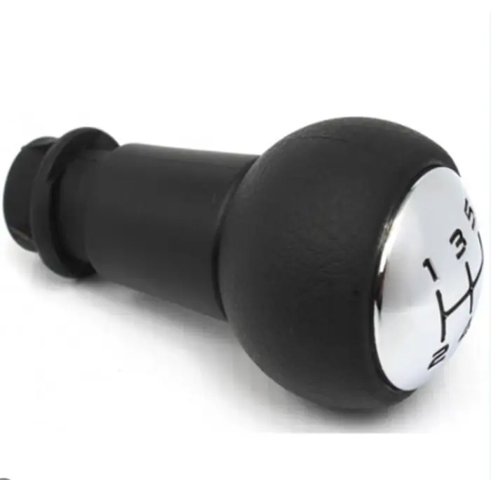 Peugeot 307 új utángyártott fekete váltógomb ezüst kupakkal 5 sebességes járművekhez 2000-2012-ig Gyors kiszállítás