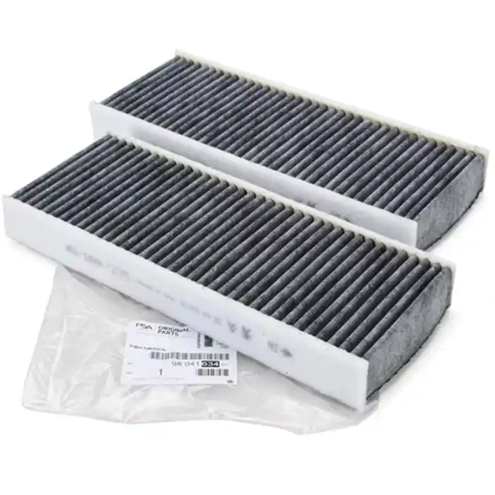 Biztonságos fizetés Peugeot 308 II gyári új pollenszűrő, utastér filter aktívszén szűrő 2013-2021-ig