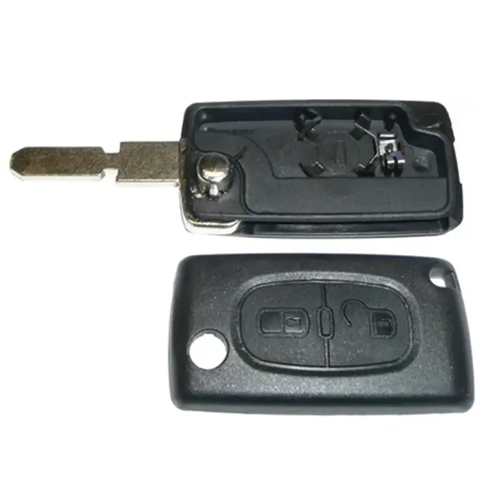 Peugeot 607 új utángyártott bicskakulcs 2 gombos kerekített heggyel 2000-2011-ig Expressz szállítás
